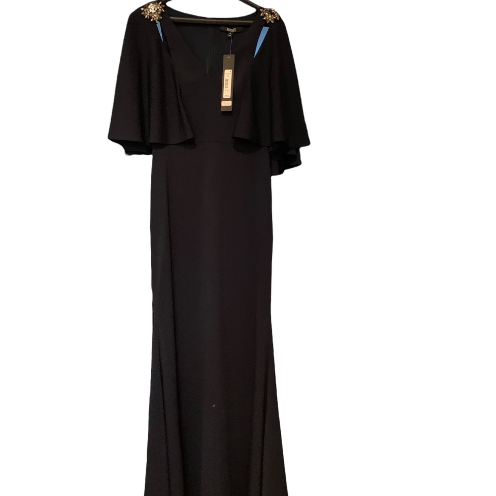 Brand new Badgley Mischka navy evening gown